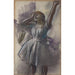 Danseudende, der strækker sig - Edgar Degas — visning af kunstværket
