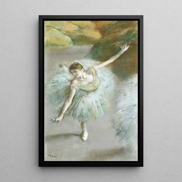 Reproduktion af maleriet Danseuse en vert - Edgar Degas