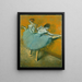 Danseurs à la barre - Edgar Degas — indrammet kunstværk på væggen