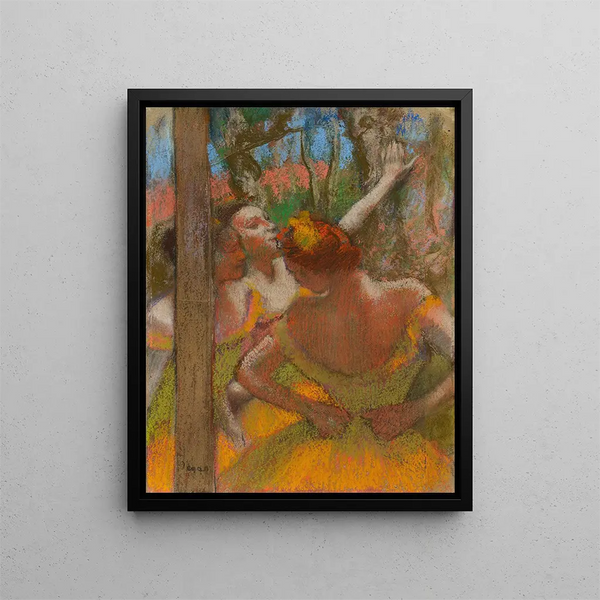 Dansere - Edgar Degas — indrammet kunstværk på væggen
