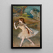 Danseuse - Edgar Degas — indrammet kunstværk på væggen
