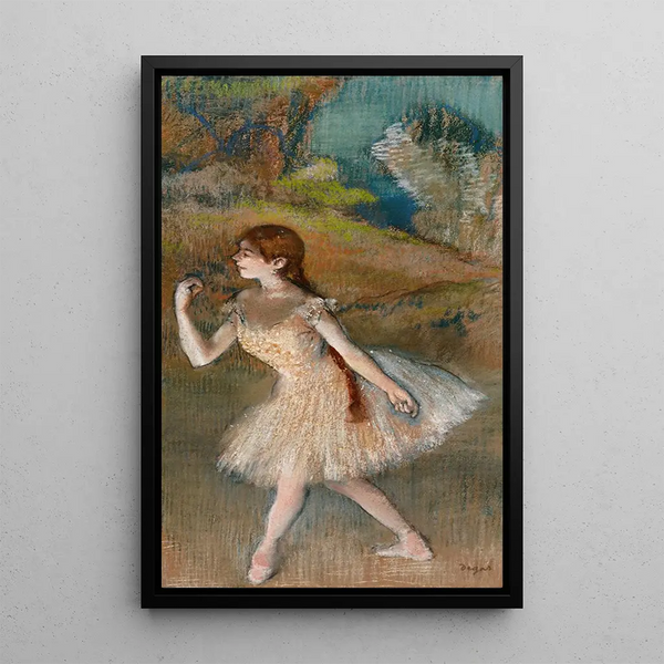 Danseuse - Edgar Degas — indrammet kunstværk på væggen