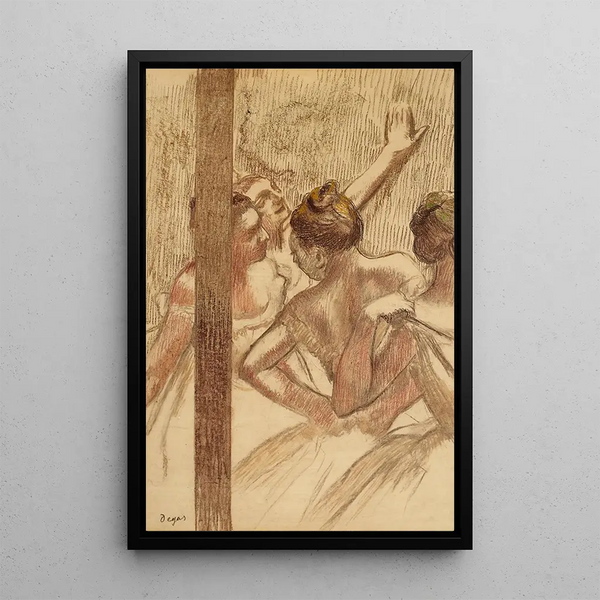 Reproduktion af maleriet Dansere - Edgar Degas