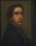 Edgar Degas maleri i sort frakke - Edgar Degas — visning af kunstværket