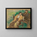 Esquisse til et portræt af M. og Mme Louis Rouart - Edgar Degas — indrammet kunstværk på væggen