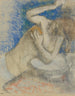 Kvinde ved sit bad - Edgar Degas — visning af kunstværket