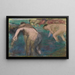 Kvinder i badet - Edgar Degas — indrammet kunstværk på væggen
