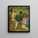 Quatre jockeys - Edgar Degas — indrammet kunstværk på væggen