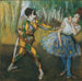 Harlekin og Colombine - Edgar Degas — visning af kunstværket