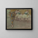 Danse d'Arlequin - Edgar Degas — indrammet kunstværk på væggen