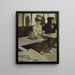 I en café - Edgar Degas — indrammet kunstværk på væggen