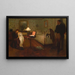 Indendørs maleri - Edgar Degas — indrammet kunstværk på væggen