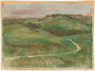 Landskabsmaleri - Edgar Degas — visning af kunstværket