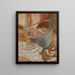 Le Bain Femme dans sa baignoire - Edgar Degas — indrammet kunstværk på væggen