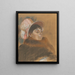Madame Dietz-Monnin - Edgar Degas — indrammet kunstværk på væggen