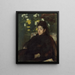 Mademoiselle Malo - Edgar Degas — indrammet kunstværk på væggen