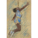 Reproduktion af maleriet Miss Lala ved cirkus Fernando - Edgar Degas