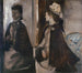 Madame Jeantaud i spejlet - Edgar Degas — visning af kunstværket