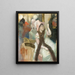 Portrait af en maskebal - Madame Dietz-Monnin - Edgar Degas — indrammet kunstværk på væggen