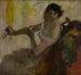 Portrait af Frøken Rose Caron - Edgar Degas — visning af kunstværket
