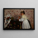 Portrait af Mlle Hortense Valpinçon - Edgar Degas — indrammet kunstværk på væggen