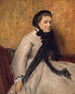 Portrait af en kvinde i gråt - Edgar Degas — visning af kunstværket