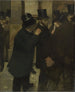Portraits à la Bourse - Edgar Degas — visning af kunstværket