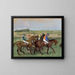 Races - Edgar Degas — indrammet kunstværk på væggen