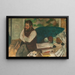 Portrait af Diego Martelli - Edgar Degas — indrammet kunstværk på væggen