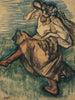 Russisk danserinde - Edgar Degas — visning af kunstværket