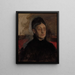 Stefanina Primicile Carafa, marchioness af Cicerale og hertuginde af Montejasi - Edgar Degas — indrammet kunstværk på væggen