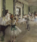 La classe de ballet - Edgar Degas — visning af kunstværket