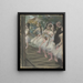 Le Ballet - Edgar Degas — indrammet kunstværk på væggen