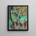Les danseurs - Edgar Degas — indrammet kunstværk på væggen