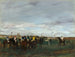 Les Courses - Edgar Degas — visning af kunstværket