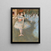 L'étoile - Edgar Degas — indrammet kunstværk på væggen