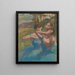 Tre dansere - Edgar Degas — indrammet kunstværk på væggen