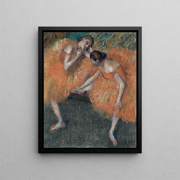 To dansere - Edgar Degas — indrammet kunstværk på væggen