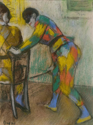 Edgar Degas - Two Harlequins.webp