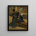 et museumsbesøg - Edgar Degas — indrammet kunstværk på væggen