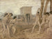 unge spartanske piger, der udfordrer drengene - Edgar Degas — visning af kunstværket