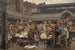 den gamle fiskemarked i Antwerpen i 1882 - Edgard Farasyn — visning af kunstværket