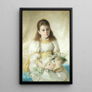 Reproduktion af maleriet Le panier de fleurs - Edith Augusta James