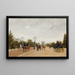 L'avenue du Bois de Boulogne - Edmond Grandjean — indrammet kunstværk på væggen
