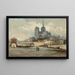 Notre-Dame de Paris - Edmund Aubrey Hunt — indrammet kunstværk på væggen