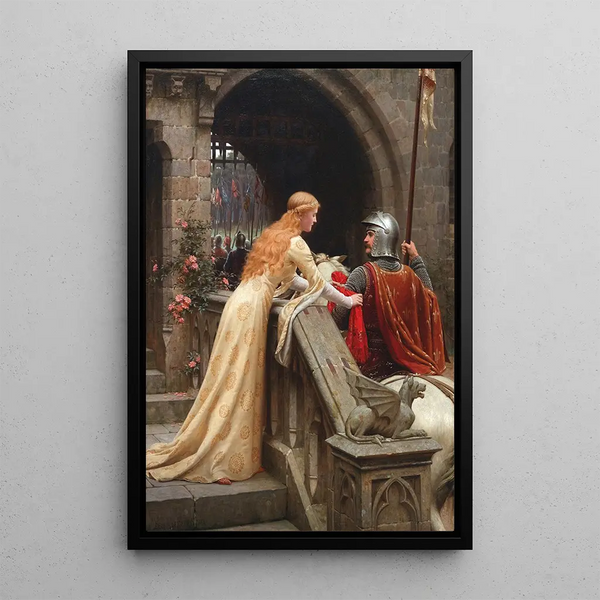 Reproduktion af maleriet God rejse - Edmund Blair Leighton