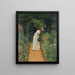 Le jardin de ma dame - Edmund Blair Leighton — indrammet kunstværk på væggen
