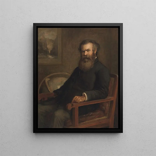 John Wesley Powell - Edmund Clarence Messer — indrammet kunstværk på væggen