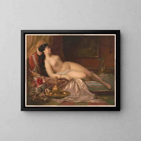 La Belle au bois dormant - Edmund Foerster Co — indrammet kunstværk på væggen