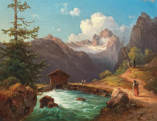 Edmund Mahlknecht - A View of the Dachstein Massif.webp